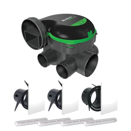 EasyHOME PureAIR Classic kit + ColorLINE® ventilation grilles + AirFILTER® air inlets